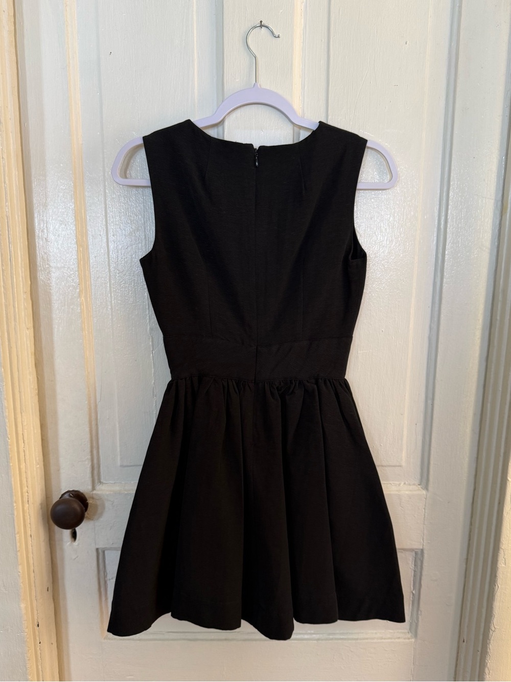 Candice Quinn Bitsy Belle Black Notched V-Neck A-Line Mini Dress Size 2 NWT - Picture 6 of 16